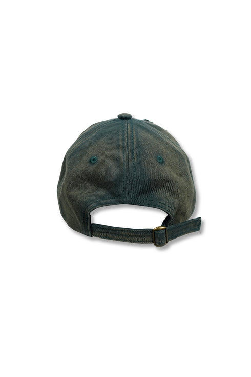 【RESTOCK】WASHED EMBROIDERY LOGO CAP -WASHED GREEN-